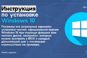 Инструкция по установке Windows 10