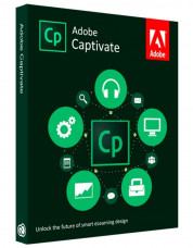 Adobe Captivate for Enterprise Multiple Platforms Multi European Languages New Subscription 12 months GOV