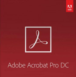 Подписка (электронно) Adobe Acrobat Pro DC for enterprise Education Named Level 1 1-9, Продление
