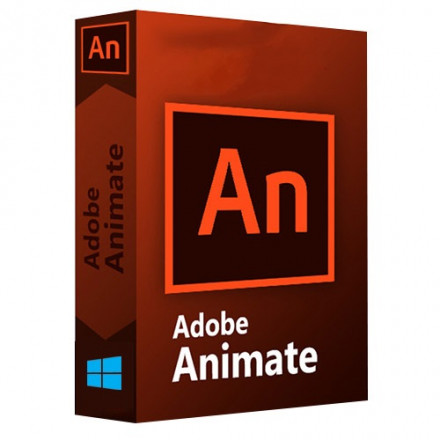 АРХИВ: Adobe Animate CC / Flash Professional CC for Enterprise Multiple Platforms Multi European Languages Renewal Subscription 12 months GOV