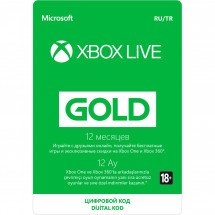 Подписка Xbox Live Gold (12 месяцев)