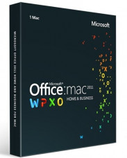 Microsoft Office 2011 for Mac Home and Business Rus BOX W6F-00232