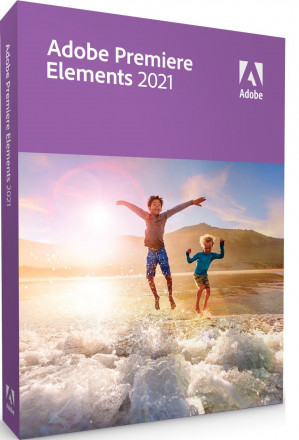 Adobe Premiere Elements 2021 Multiple Platforms International English Upgrade License 1 User TLP Level Government