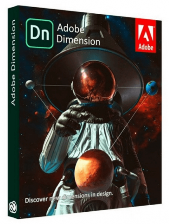 Adobe Dimension for enterprise 1 User Level 4 100+, Продление