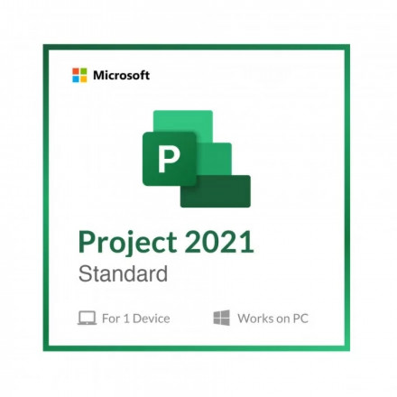 Microsoft Project Standard 2021. Лицензия ESD